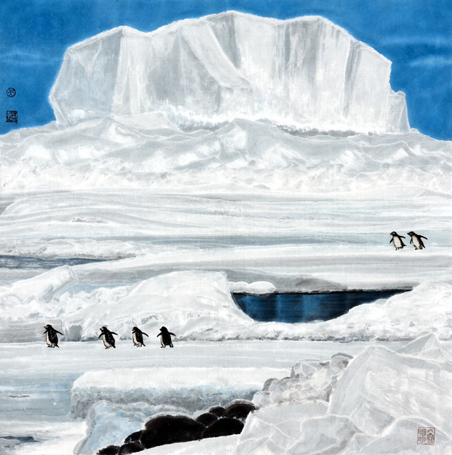 吴国言《净土家园》中国画展在珠海举办