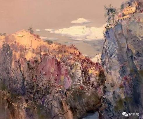 青年油画家郑海标个人油画作品展举办