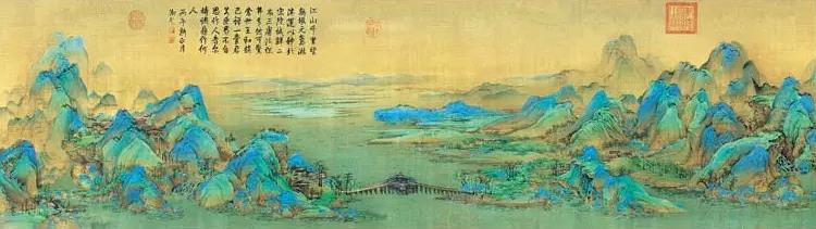 ��ǧ�ｭɽͼ���е���ʷ����