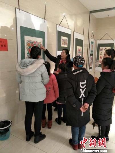 100余件河北武强木版年画珍品亮相宁夏石嘴山