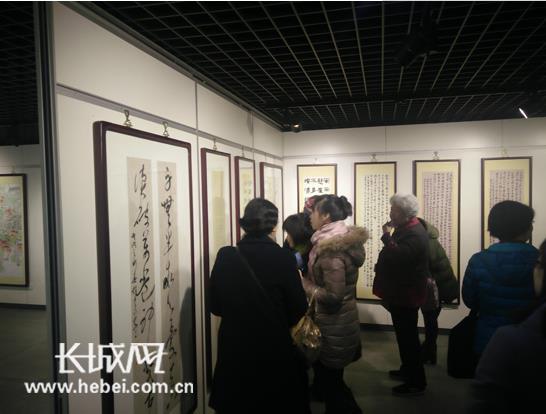 “涿水易墨”书画交流展在涿州举办
