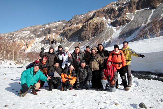 2010年冰雪画派在长白山写生