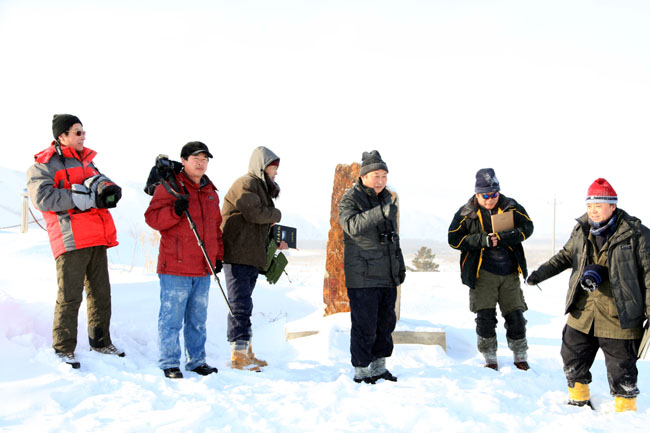 2011年冰雪画派在阿尔山写生