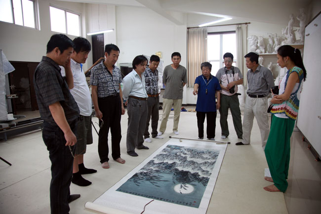 2012年于志学在冰雪画派六期教学