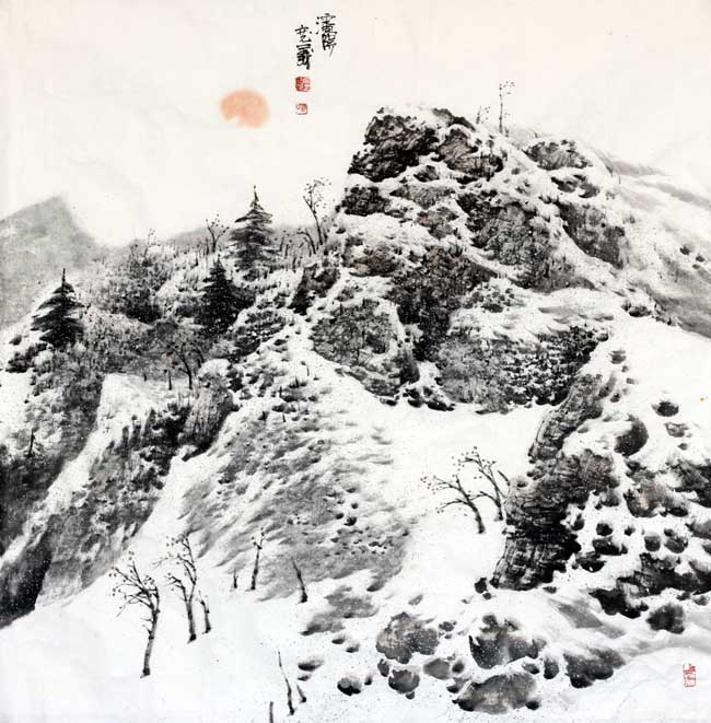 《圣洁 》 2009年 汤宽义 97 x 97cm