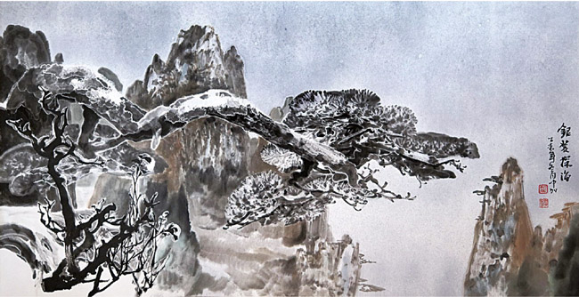 银装探海 69×138cm 2016年