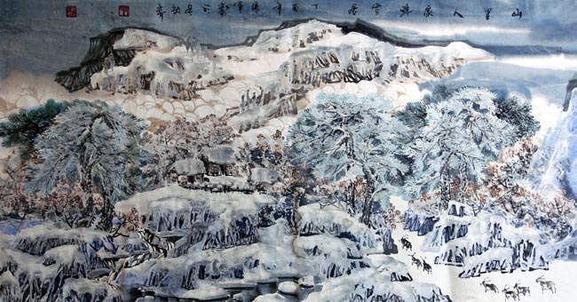 山里人家138x69(cm)2017年