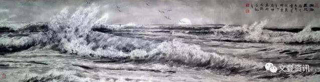 冰涛雪海入画来——我看刘坤的“冰雪海”
