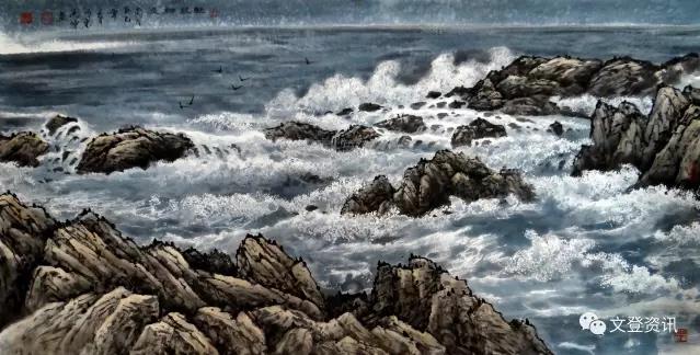 冰涛雪海入画来——我看刘坤的“冰雪海”
