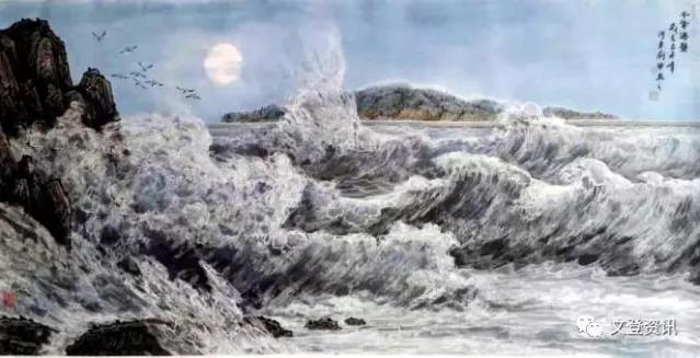冰涛雪海入画来——我看刘坤的“冰雪海”