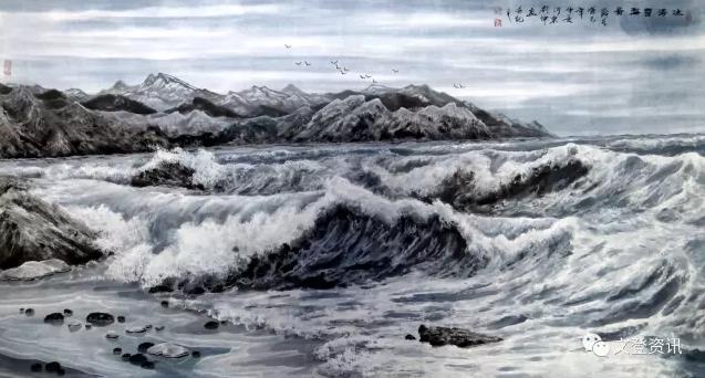 冰涛雪海入画来——我看刘坤的“冰雪海”