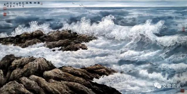 冰涛雪海入画来——我看刘坤的“冰雪海”