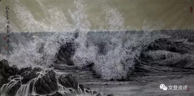 冰涛雪海入画来——我看刘坤的“冰雪海”