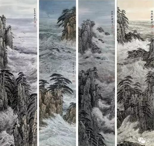 冰涛雪海入画来——我看刘坤的“冰雪海”