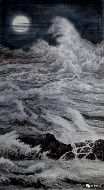 冰涛雪海入画来——我看刘坤的“冰雪海”