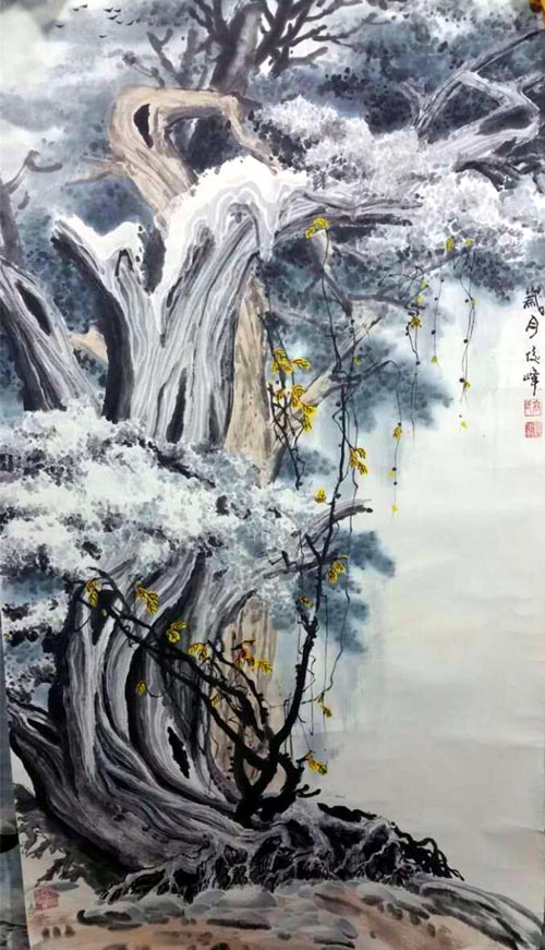 高俊峰-岁月90cm×180cm