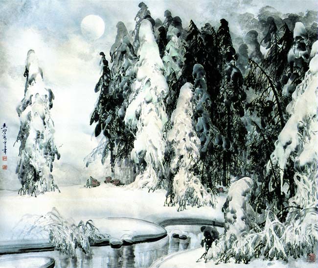 1984年 雪漫兴安 118x141cm 于志学