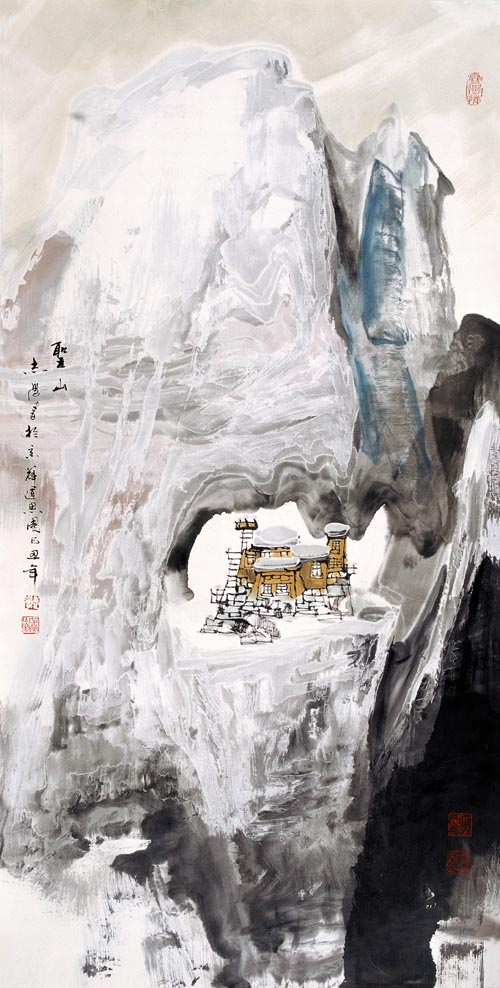 圣山 -136x68cm- 2009年