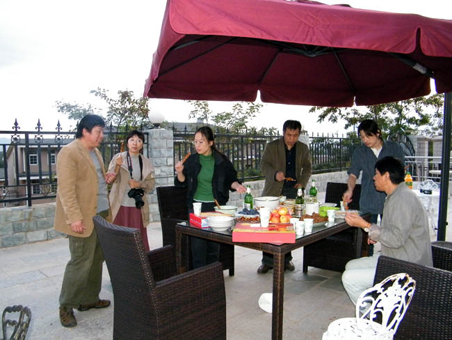2009年冰雪画派在教学基地欢度中秋