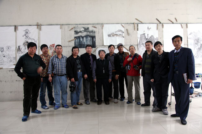 2012年10月冰雪画派在教学基地回炉集训