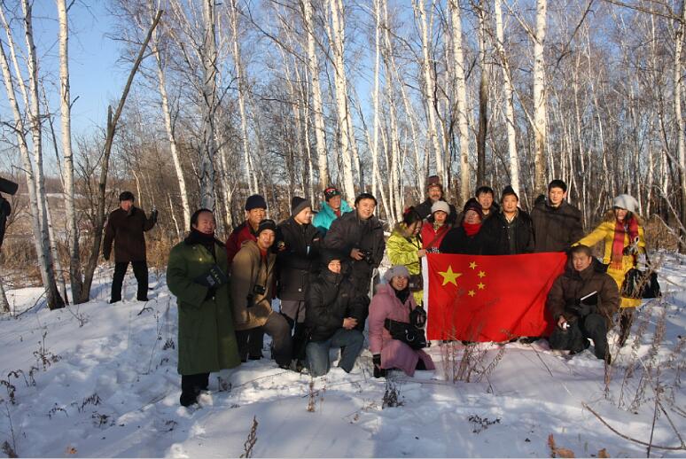 2009年1月导师于志学率冰雪画派在俄罗斯阿穆尔州写生