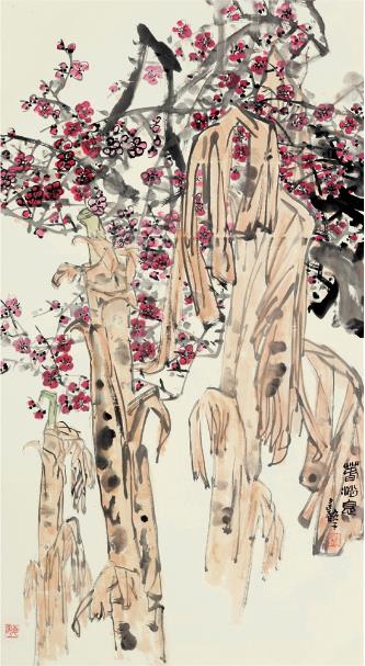 张继馨 春消息 136×68cm