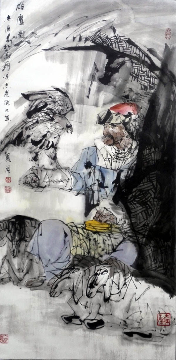 于志学作品《雄鹰图》