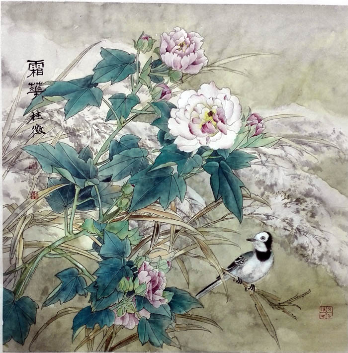 张桂徵工笔画作品