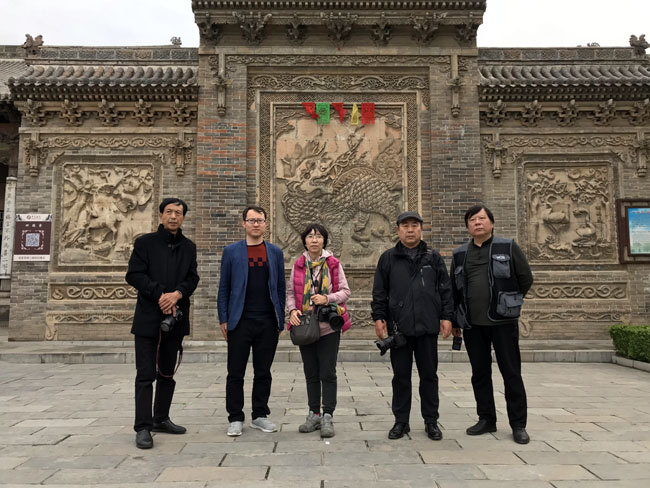 冰雪画派参观运城李家大院