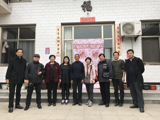 冰雪画派骨干在稷山加宏杰家中