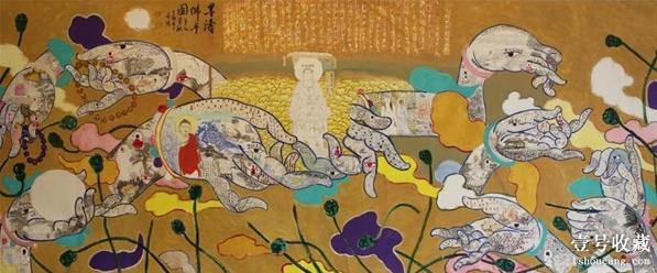 “源一问道”墨涛艺术作品展在益合美术馆开幕