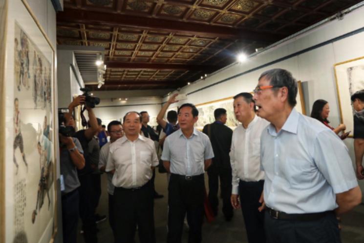 “古骨新风 萧和人物画作品展”在北京恭王府开幕