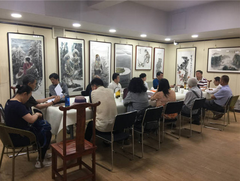 中国国际书画艺术研究会、丝路画院第二届书画艺术家座谈交流会成功召开