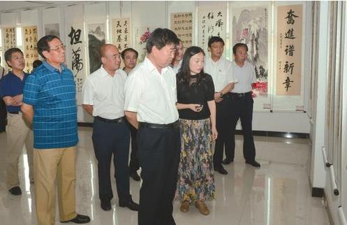 山西绛县60幅书画作品展出一个月
