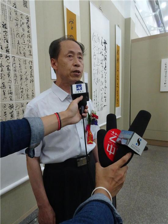 军旅书法家丁学洲教授作品展在甘肃开幕