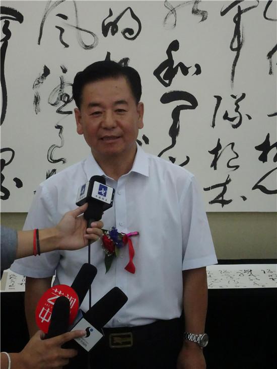 军旅书法家丁学洲教授作品展在甘肃开幕