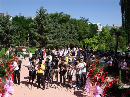 军旅书法家丁学洲教授作品展在甘肃开幕