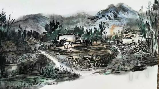 甘肃名家画骊靬金昌采风写生作品展隆重开幕