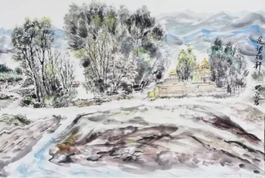 甘肃名家画骊靬金昌采风写生作品展隆重开幕