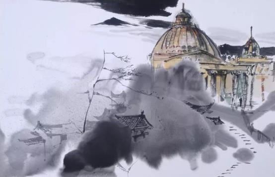 甘肃名家画骊靬金昌采风写生作品展隆重开幕