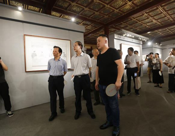 丹心谱——李世刚、李世东、刘海龙绘画作品展启幕