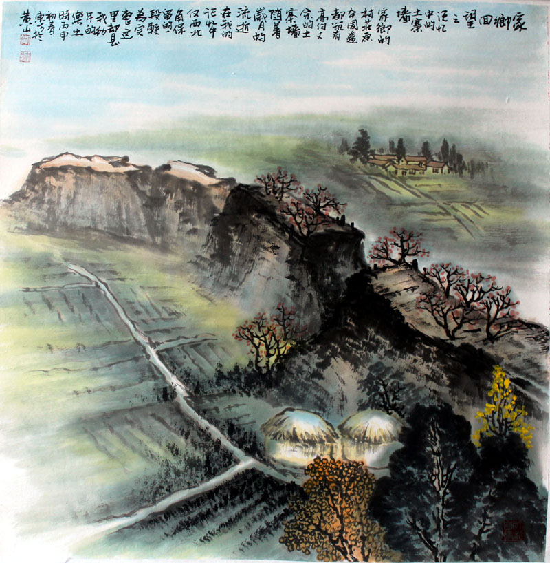 刘东方《家乡回望》系列国画展将在安徽合肥展出