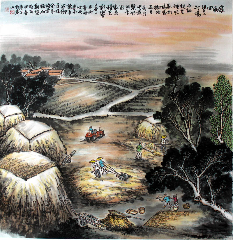 刘东方《家乡回望》系列国画展将在安徽合肥展出