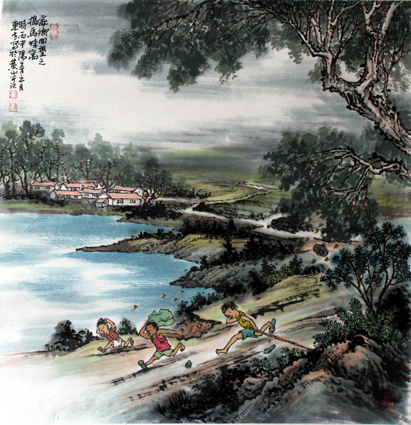 刘东方《家乡回望》系列国画展将在安徽合肥展出