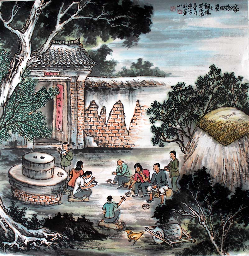 刘东方《家乡回望》系列国画展将在安徽合肥展出