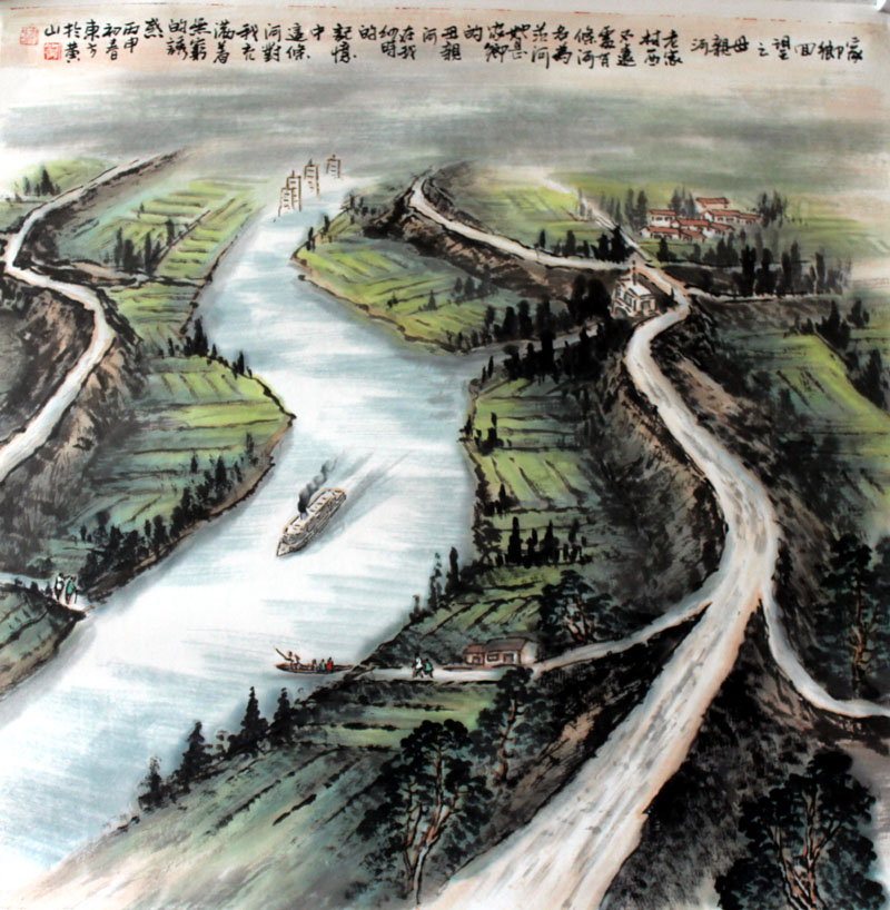 刘东方《家乡回望》系列国画展将在安徽合肥展出