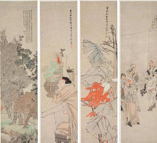 ���ɾ�뢡����β���滭��Ʒչ�ɲ���Ļ