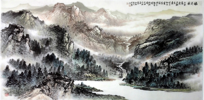 ������ɽˮ����Ʒ����Ȫͼ