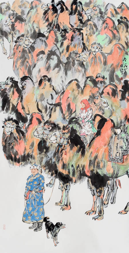 ��������������й���ϵ����Ʒ���� 68x136cm