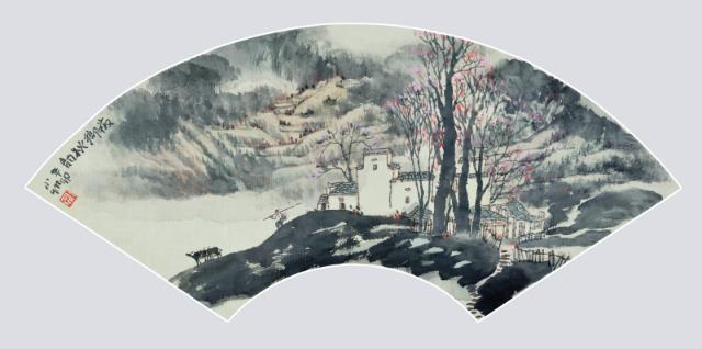 陆小和山水画作品